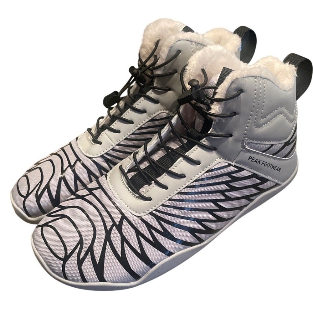 Peak Footwear Lorax Pro Winter Barefoot White Unisex Shoes Size 40